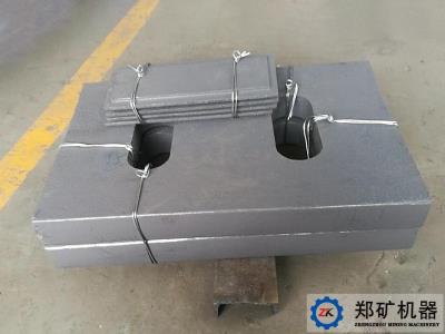 長春顎式破碎機備件加工項目